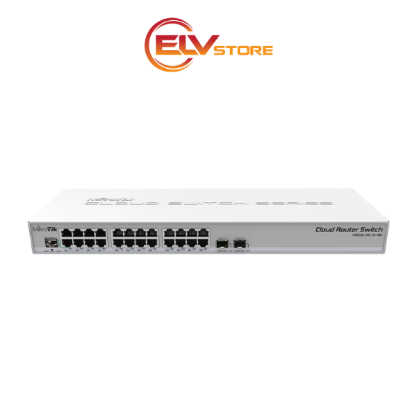 Switch MikroTik CRS326-24G-2S+RM - 24 Port Gigabit, 2 cổng SFP+ 10G