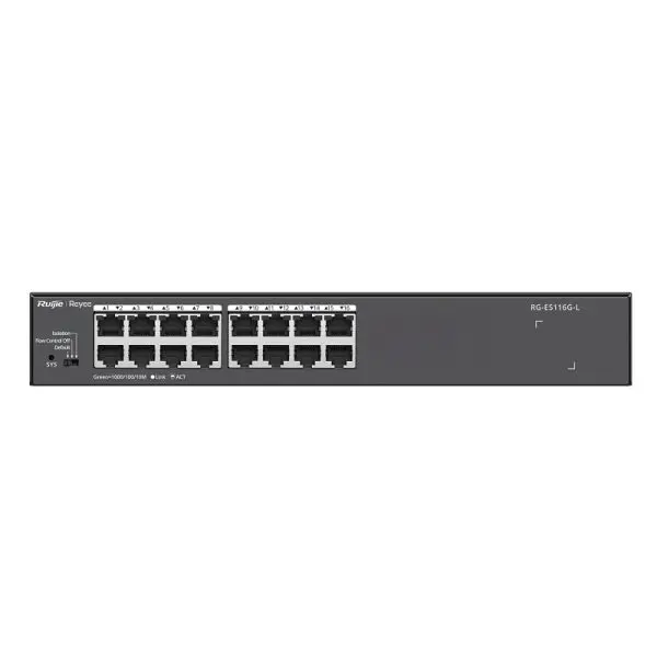 Switch mạng Ruijie RG-ES116G-L - 16 cổng Gigabit