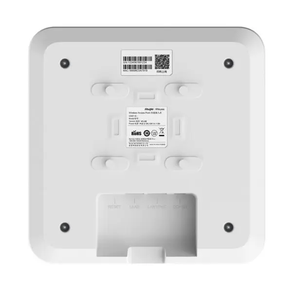 Thiết bị Access Point gắn trần chuẩn Wi-Fi 6 Ruijie Reyee RG-RAP2260(G) - Hình ảnh 3