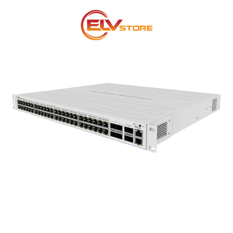 Switch MikroTik CRS354-48P-4S+2Q+RM - 48 Port GE PoE+, 4 Port SFP+ 10G, 2 Port QSFP+ 40G - Hình ảnh 3