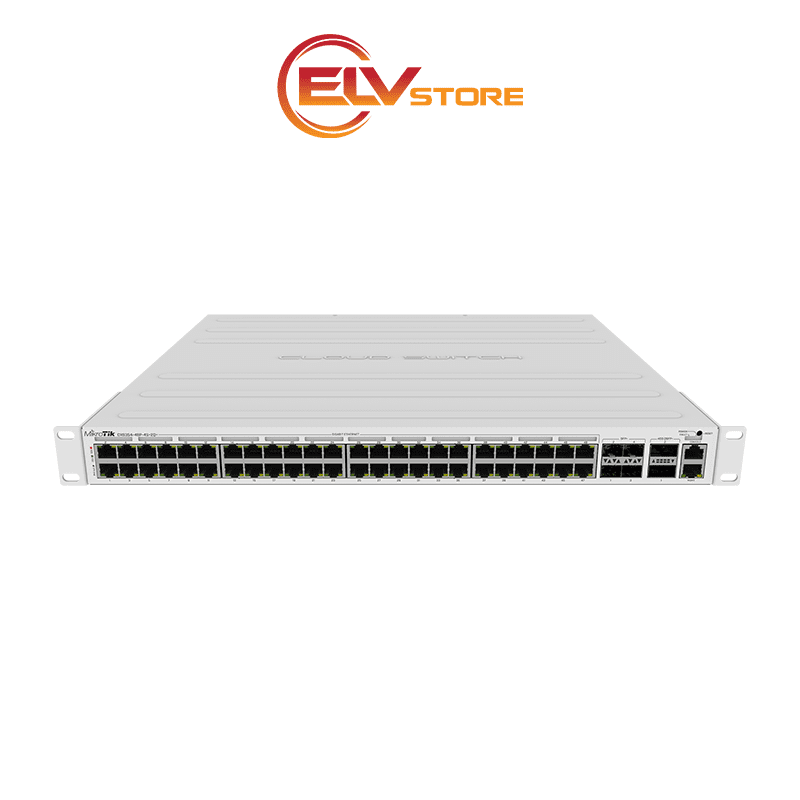 Switch MikroTik CRS354-48P-4S+2Q+RM - 48 Port GE PoE+, 4 Port SFP+ 10G, 2 Port QSFP+ 40G - Hình ảnh 4