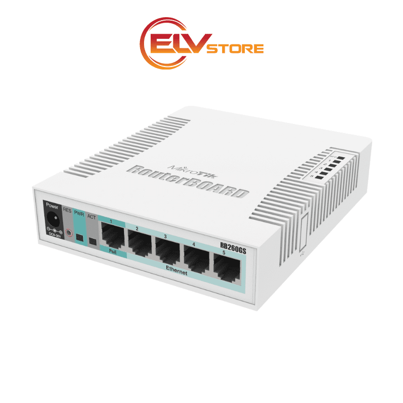 Switch MikroTik CSS106-5G-1S - 5 Port GE