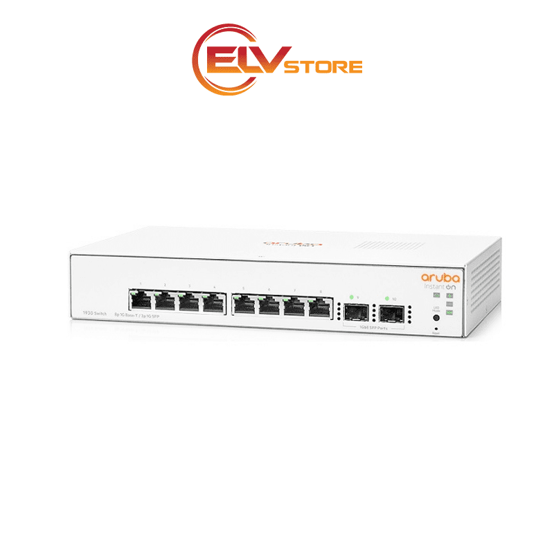 HPE Networking Instant On Switch 8p Gigabit 2p SFP 1930 (JL680A) - Hình ảnh 2