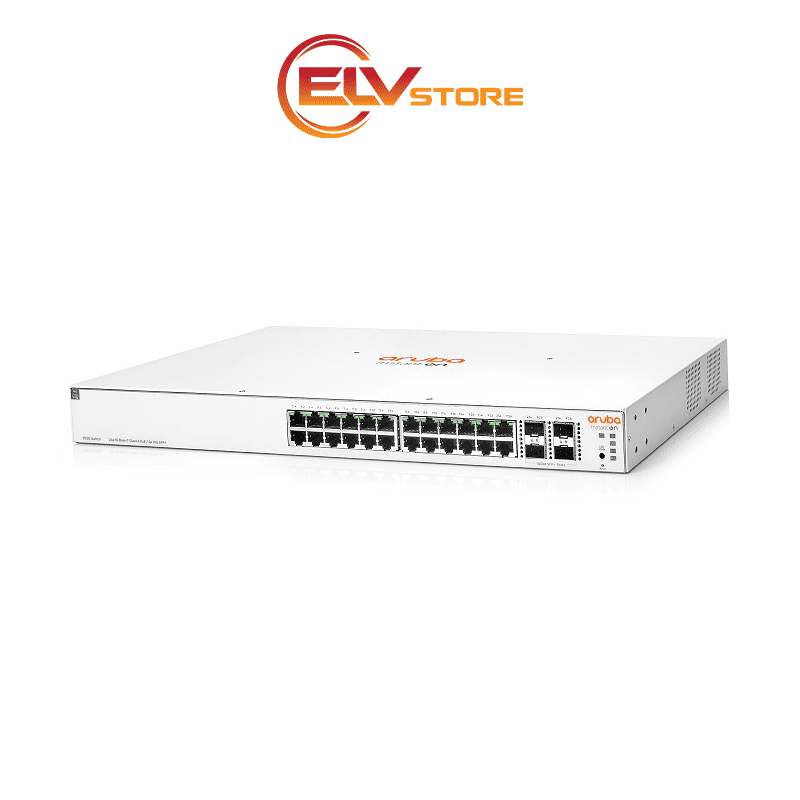 HPE Networking Instant On Switch 24p Gigabit CL4 PoE 4p SFP+ 195W 1930 (JL683B) - Hình ảnh 2