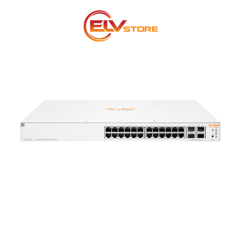 HPE Networking Instant On Switch 24p Gigabit CL4 PoE 4p SFP+ 370W 1930 (JL684B)