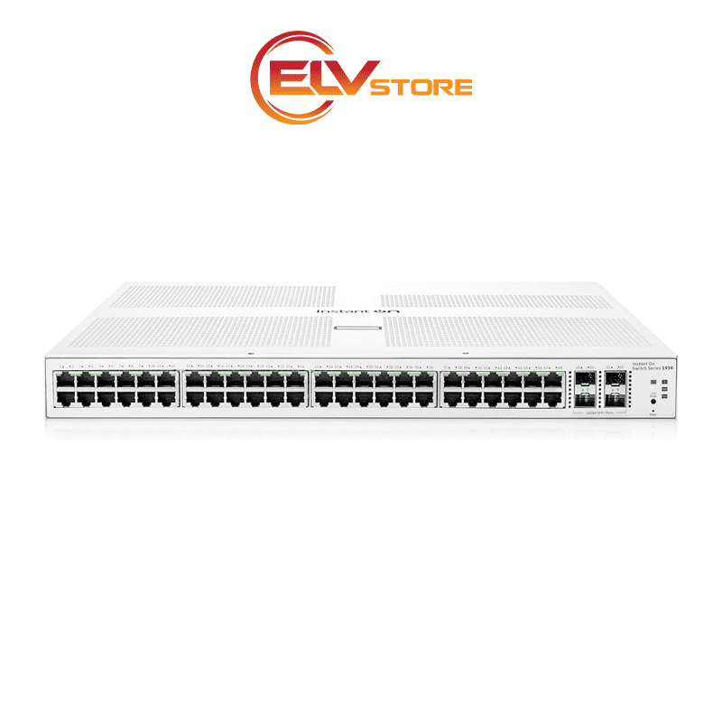 HPE Networking Instant On Switch 48p Gigabit CL4 PoE 4p SFP+ 370W 1930 (JL686B) - Hình ảnh 2