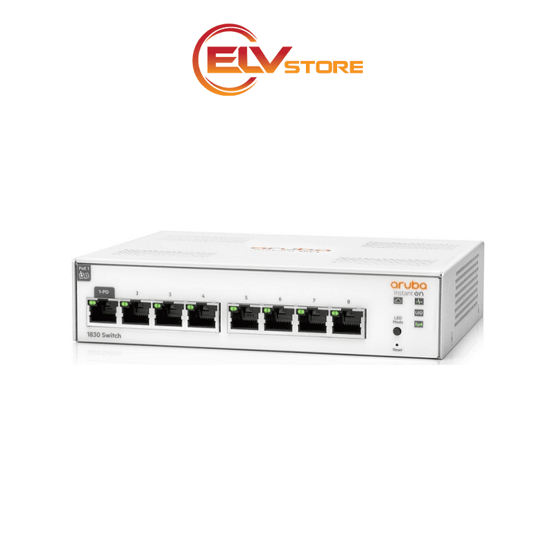 HPE Networking Instant On Switch 8p Gigabit 1830 (JL810A) - Hình ảnh 2