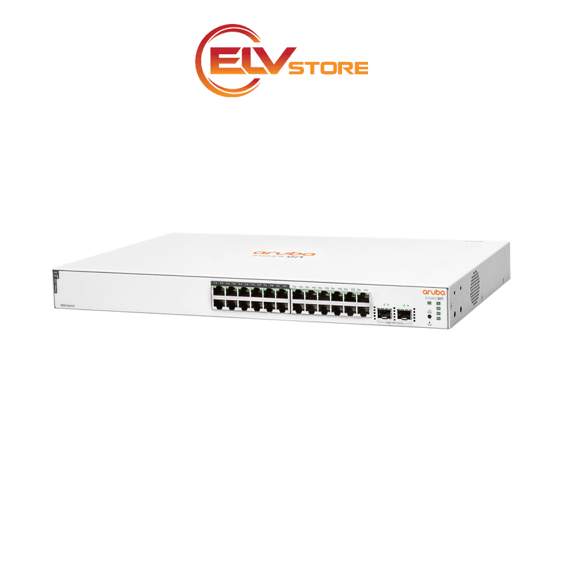 HPE Networking Instant On Switch 24p Gigabit CL4 PoE 2p SFP 195W 1830 (JL813A) - Hình ảnh 2