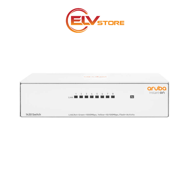 HPE Networking Instant On Switch Series 1430 8G (R8R45A) - Hình ảnh 2