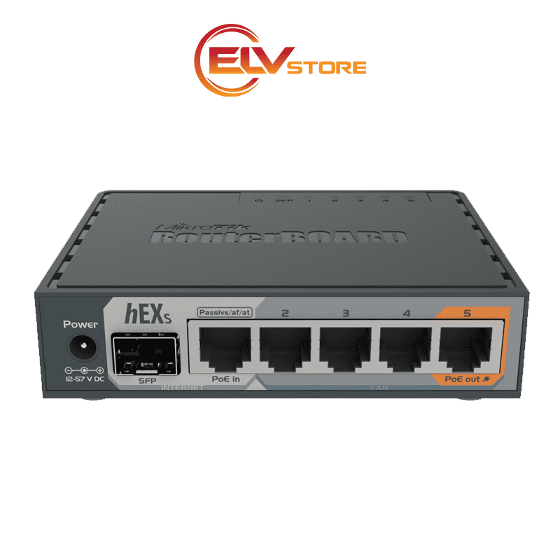 Router MikroTik RB760iGS - cổng SFP up to 60-80 User - Hình ảnh 2