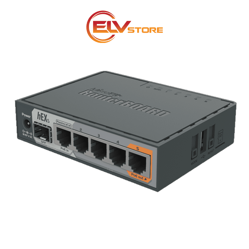 Router MikroTik RB760iGS - cổng SFP up to 60-80 User