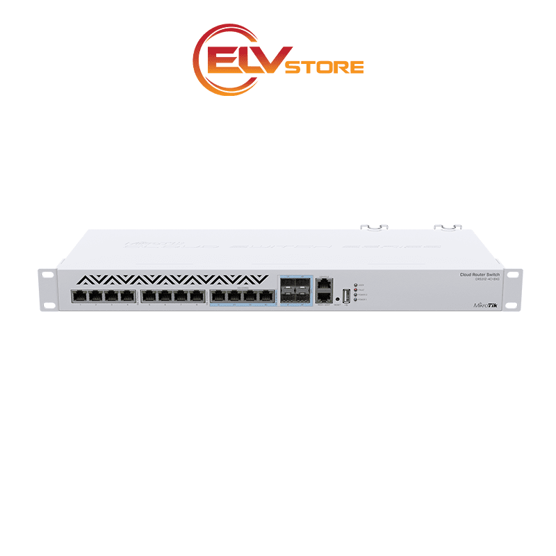 Switch MikroTik CRS312-4C+8XG-RM – 12 Port 10GbE
