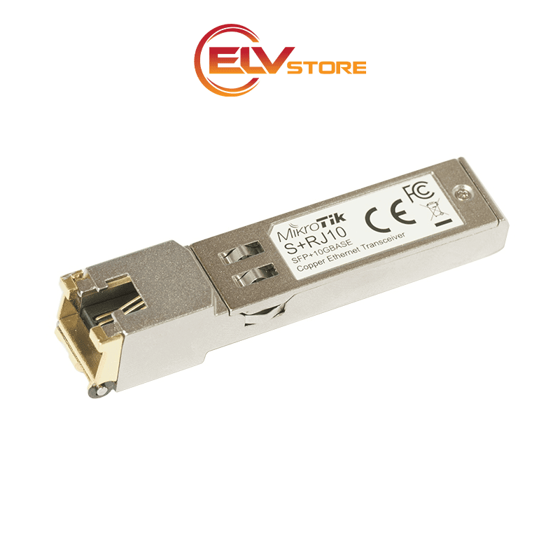 MikroTik S+RJ10 - Module đồng SFP+ 10G Với Cổng RJ45 - Hình ảnh 2