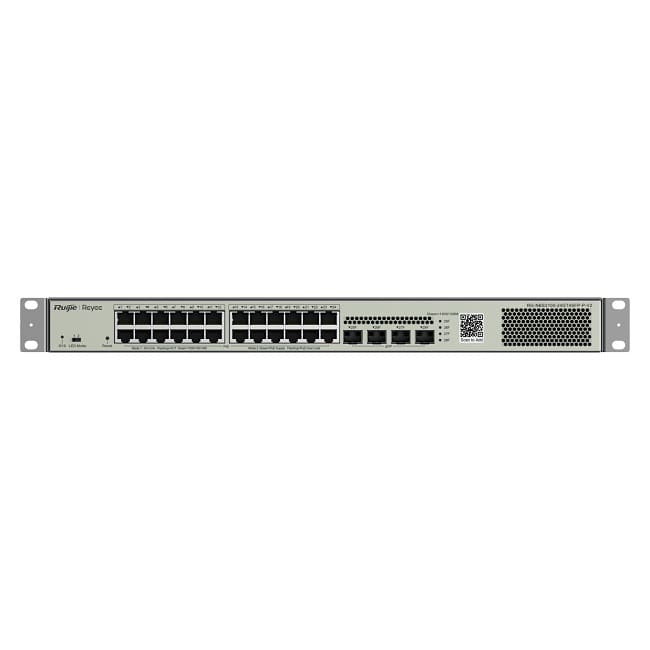 Switch mang PoE RG-NBS3100-24GT4SFP-P-V2 - 24 Port PoE, 4 Port uplink SFP Layer 2 Cloud Managed