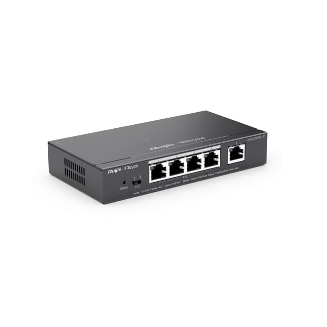 Switch mạng PoE Ruijie RG-ES205GC-P – 5 Port Gigabit Smart Cloud Managed - Hình ảnh 2