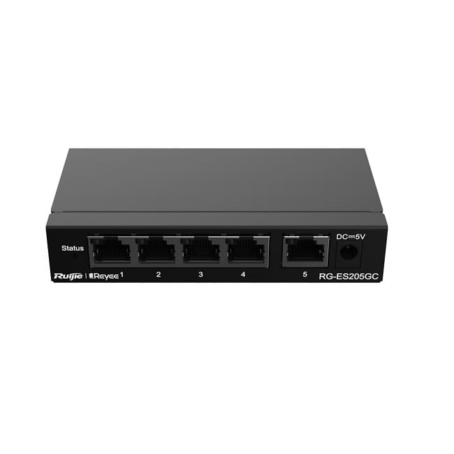 Switch mạng PoE Ruijie RG-ES205GC-P – 5 Port Gigabit Smart Cloud Managed - Hình ảnh 3