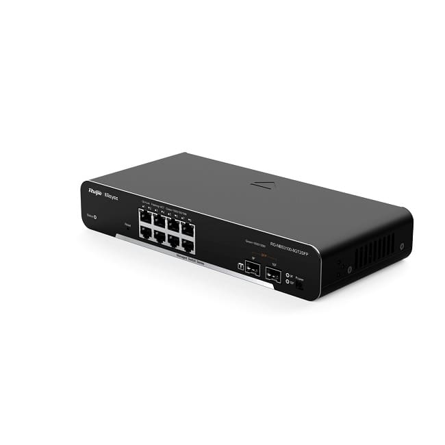 Switch mạng PoE Ruijie RG-NBS3100-8GT2SFP – 8 port Gigabit, 2 port uplink SFP Layer 2 Cloud Managed - Hình ảnh 2