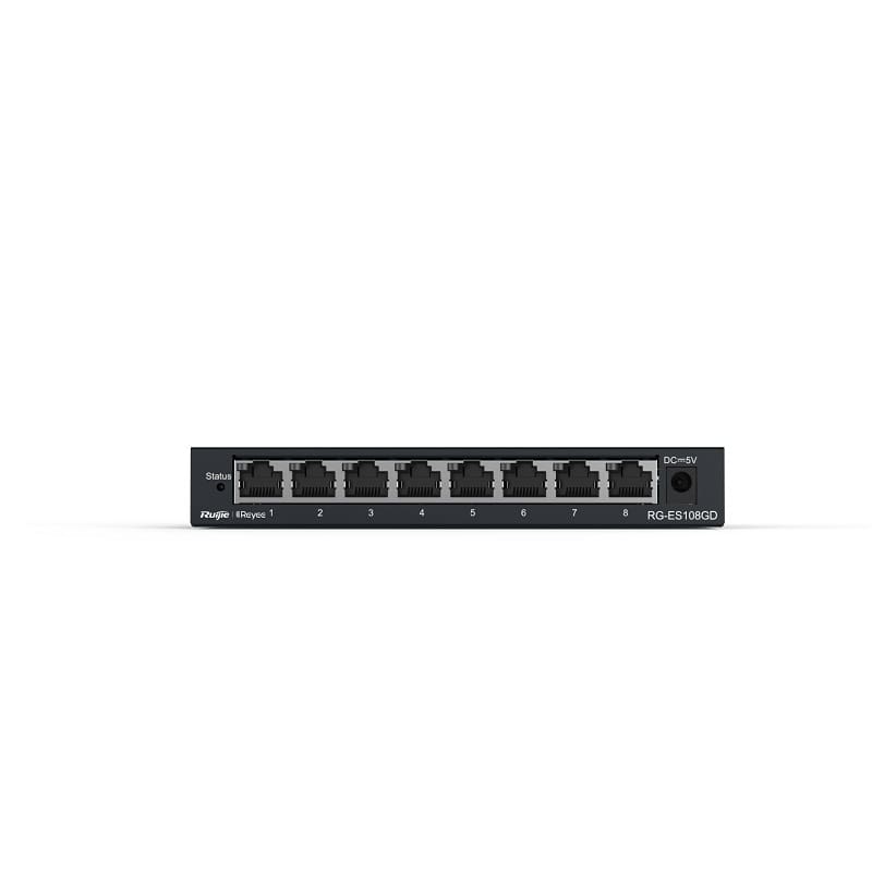 Switch mạng Ruijie RG-ES108GD – 8 cổng Gigabit