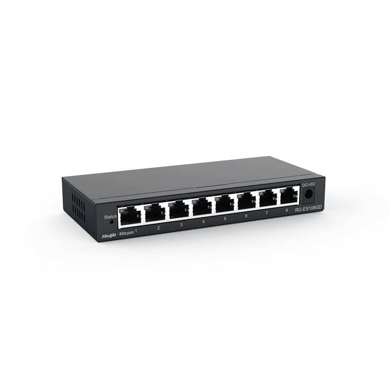 Switch mạng Ruijie RG-ES108GD – 8 cổng Gigabit - Hình ảnh 2