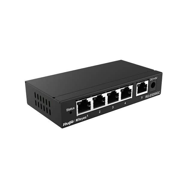 Switch mạng Ruijie RG-ES205GC – 5 Port Gigabit Smart Cloud Managed - Hình ảnh 3