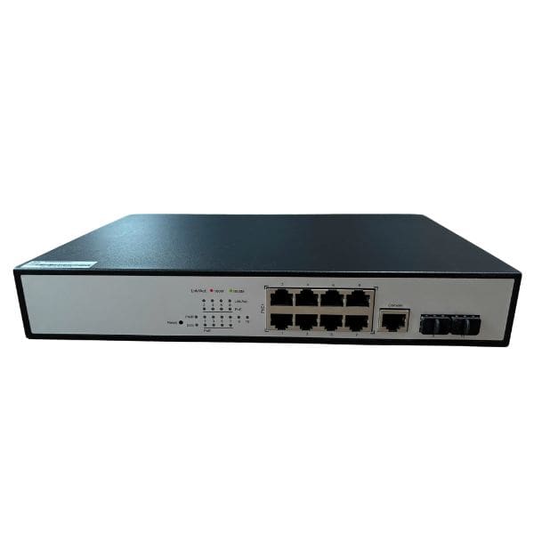 Bộ chuyển mạch Switch BDCOM ADS-S2510PB – 8 cổng PoE+ Gigabit, 2 uplink SFP