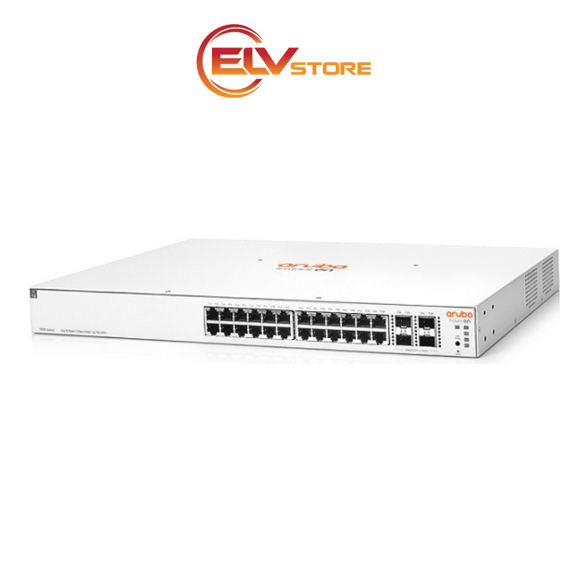 HPE Networking Instant On Switch 24G Class4 PoE 4SFP/SFP+ 370W 1930 (JL684A) - Hình ảnh 2