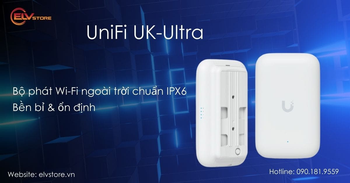 Khám phá UniFi Swiss Army Knife Ultra (UK-Ultra) – Bộ phát Wi-Fi ngoài trời nhỏ gọn, mạnh mẽ