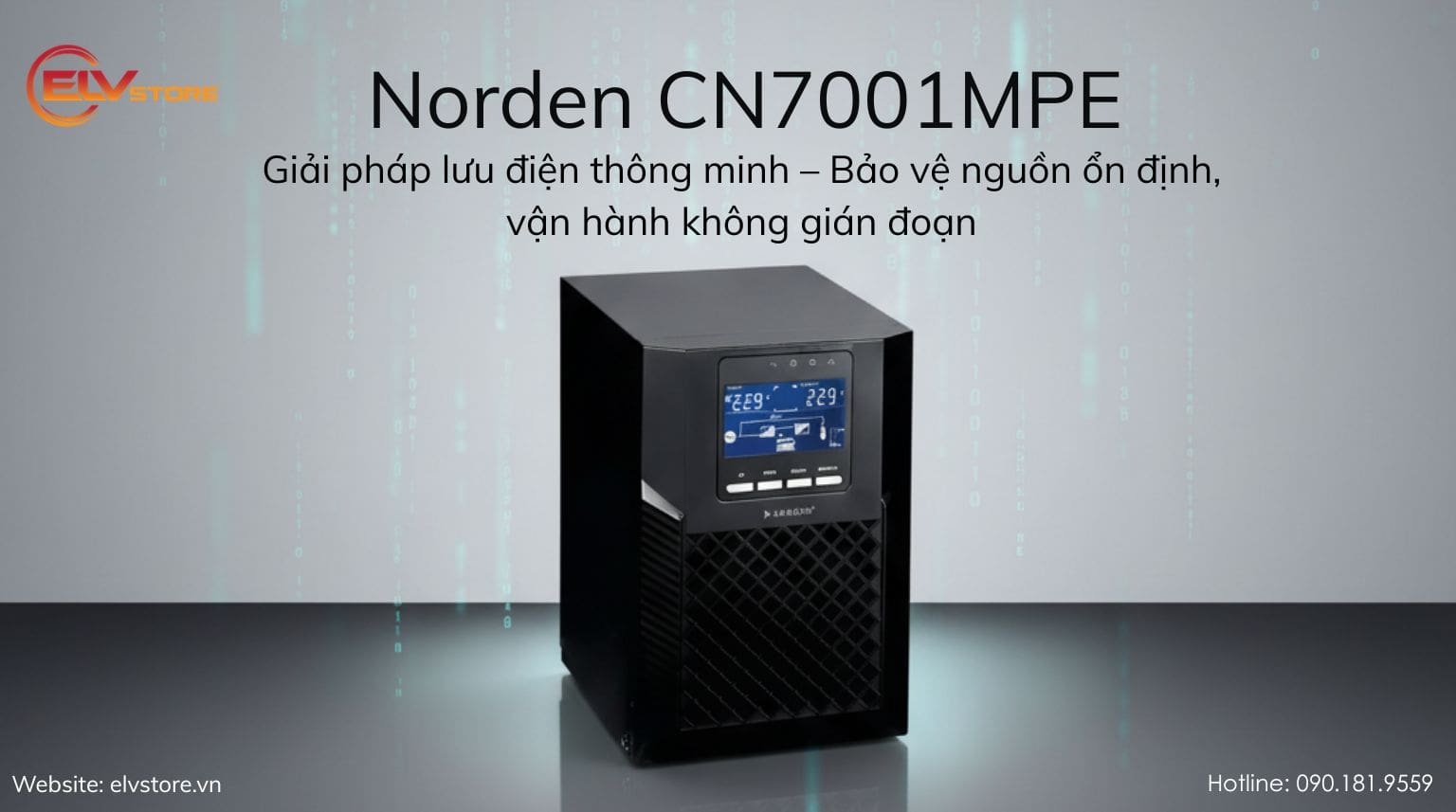 Đánh giá bộ lưu điện Norden CN7001MPE – Giải pháp UPS Online 1kVA linh hoạt và ổn định cho hệ thống quan trọng