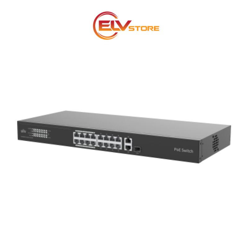 Switch 16 cổng PoE Uniview NSW3000-16T1GT1GC-POE-IN dùng cho camera IP