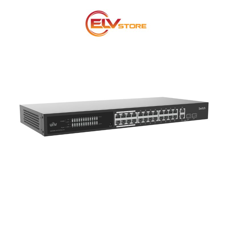 Switch Uniview NSW3000‑25GT1GP1GC‑IN, 24 cổng RJ45, quản lý đám mây
