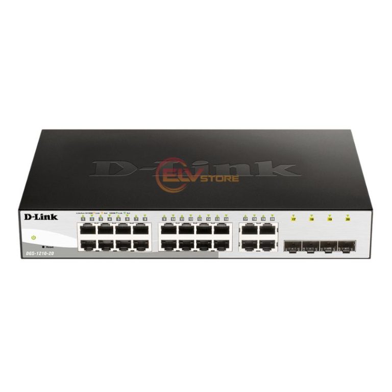 Switch D-Link DGS-1210-20 20-Port Gigabit Smart Managed