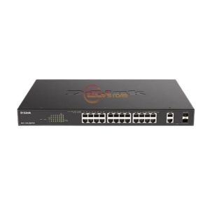 Switch PoE++ D-Link DGS-1100-26MPPV2 24 Port Gigabit PoE, 2 Port Combo SFP
