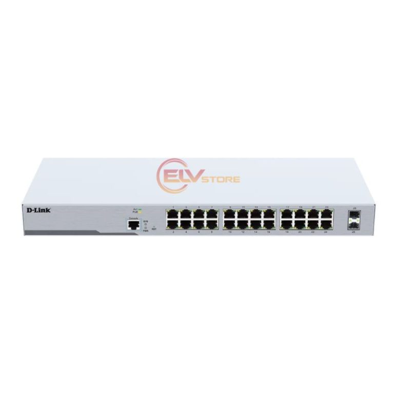 Switch PoE D-Switch PoE D-Link DGS-F1100-26PSD-SI 24 Port Gigabit PoE+ 350W, 2 Port SFP